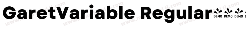 GaretVariable Regular字体转换